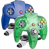 [New Joystick] 2 Pack Classic 64 Controller, iNNEXT Game pad Joystick for 64 - Plug & Play (Non PC...