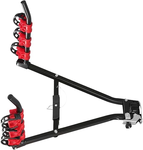 Mipcase Soporte de bicicleta montado en el maletero para el portador de acero del coche adecuado para Hatchback SUV Wagon Bike Mount