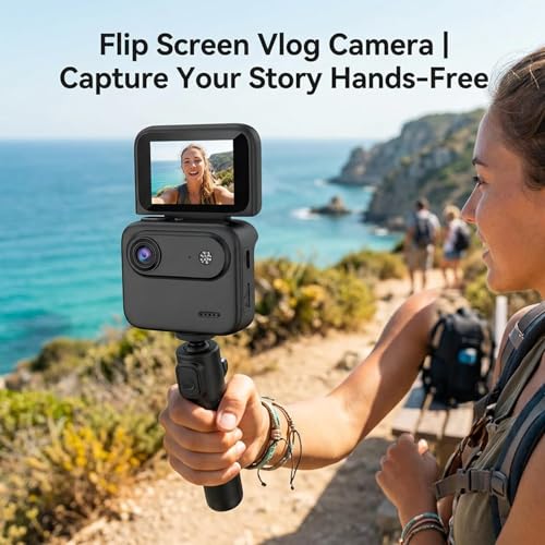EAOEIHD Action Camera 4K with Flip Screen miniatura 2