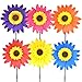B bangcool Sunflower Lawn Pinwheels Wind Spinners Garden Party Pinwheel Wind Spinner for Patio Lawn & Garden (6 PCS)