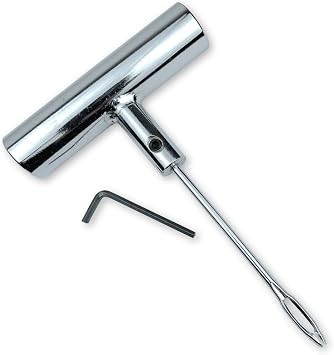 Metal T-Handle Split Eye Needle Tire Plug Repair Tool with Allen Wrench