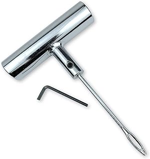 Metal T-Handle Split Eye Needle Tire Plug Repair Tool with Allen Wrench