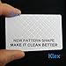 Klex Microfiber Credit Card Magnetic Reader Cleaning Card Alcohol Free 50 Cards