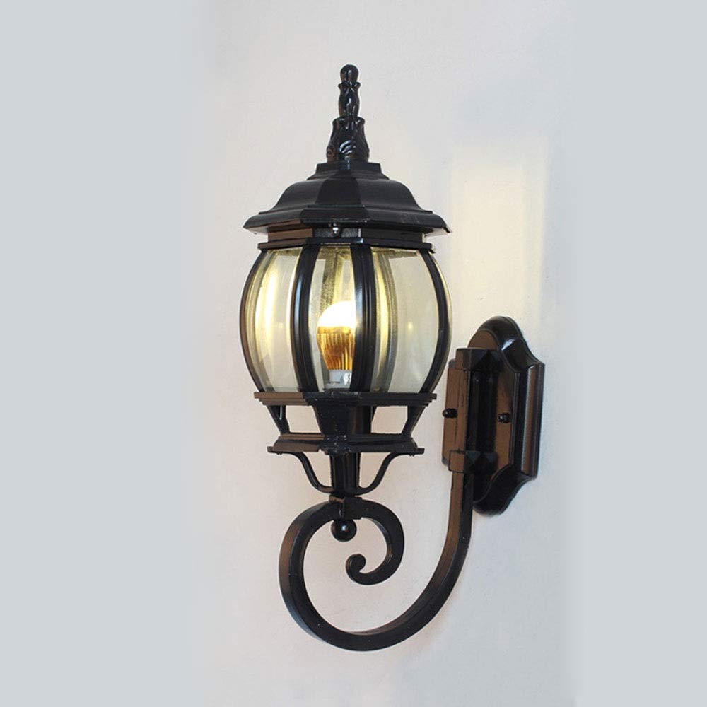 Lumière murale ornate extérieur applique traditionnelle en aluminium pour rue
