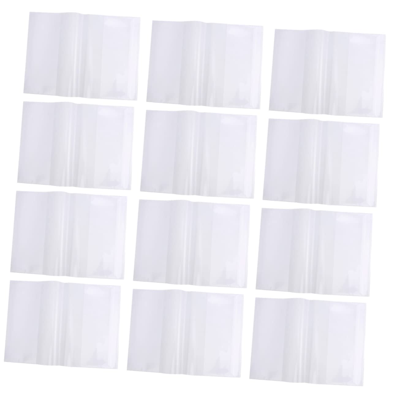 60piezas Fundas Para Libros Impermeables y Transparentes De Libros Reutilizable Fácil Instalación Para Textos Cuadernos y Material Escolar