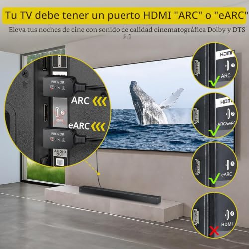 Convertidor Audio TV a Óptico para Disfrutar de Auriculares y Soundbar 2