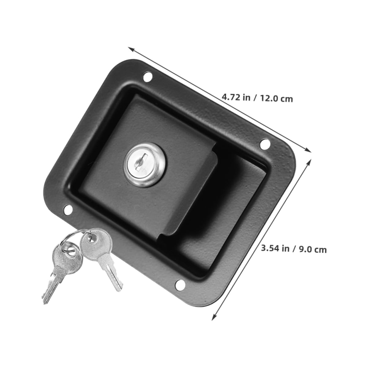 Cerradura de Panel Interior para Caravana, 4 Piezas, Acero Inoxidable