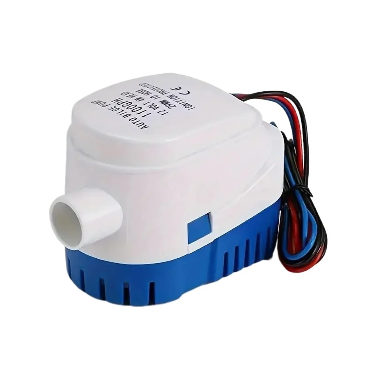1pc 12V 24V Pompa sommergibile automatica for acqua di sentina for barche Ultimi stili 1100GPH Interruttore a galleggiante automatico incorporato (750GPH)(24V 1100GPH)