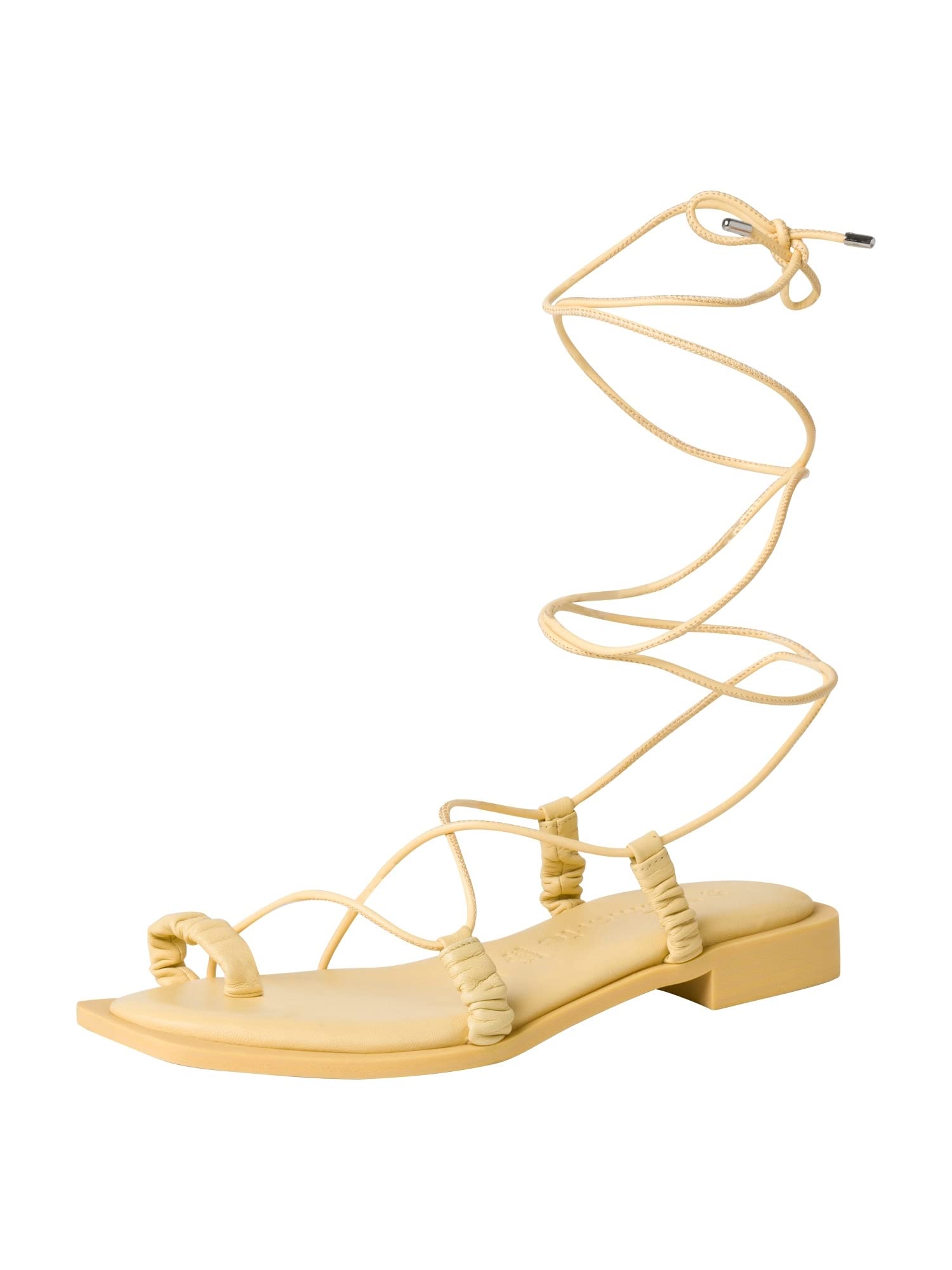 Tamaris Damen Damen 1-1-28105-28 651 40, Flat Sandal, SOFT LEMON,