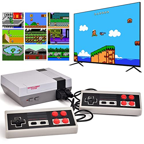 HAndPE Retro Classic Mini Game Console Childhood Game Consoles Built-in 620 Game(Some are Repeated) Dual Control 8-Bit Handheld Game Player for TV Video Bring Happy Childhood Memories