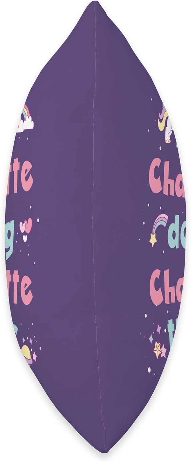 Cute Charlotte Personalized First Name Girls Throw Pillow