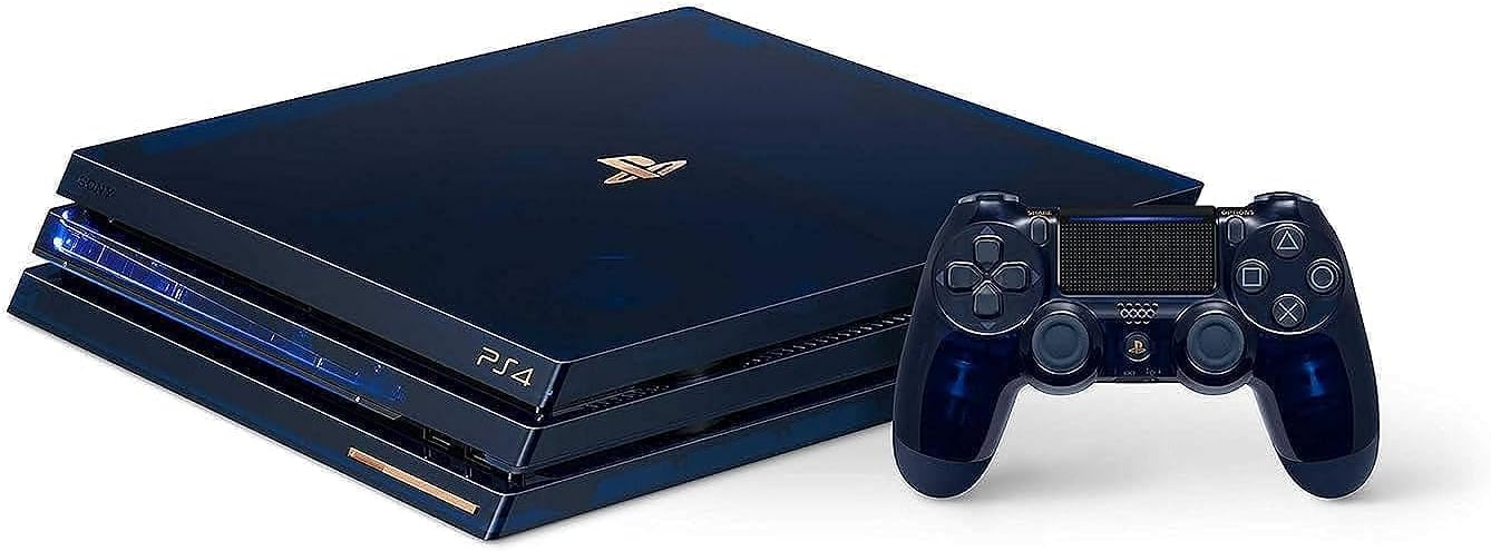 PlayStation 4 Pro 2TB 500 Million Limited Edition Console Bundle - Translucent Blue