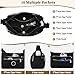 NEWIROVE Bolso Bandolera Mujer Grande Bolso Nylon Mujer Impermeable Crossbody Bag Women Múltiples Bolsos Bandolera Con Correa Ajustable Para Viajar Imagen de NEWIROVE Bolso Bandolera Mujer Grande Bolso Nylon Mujer Impermeable Crossbody Bag Women Múltiples Bolsos Bandolera Con Correa Ajustable Para Viajar