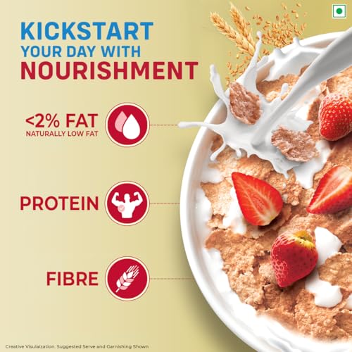 Image of Kellogg's Original Special K | Only 2% Fat | Sub 300 Calorie Breakfast Cereals | Whole Wheat Flakes| Source of Protein & Fibre | 900 /935g (Pack of 2)