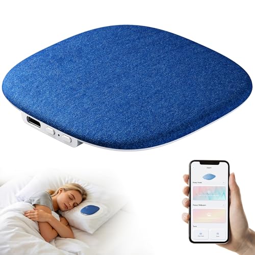 TAZATA Bluetooth Pillow Speaker for Sleeping Blue