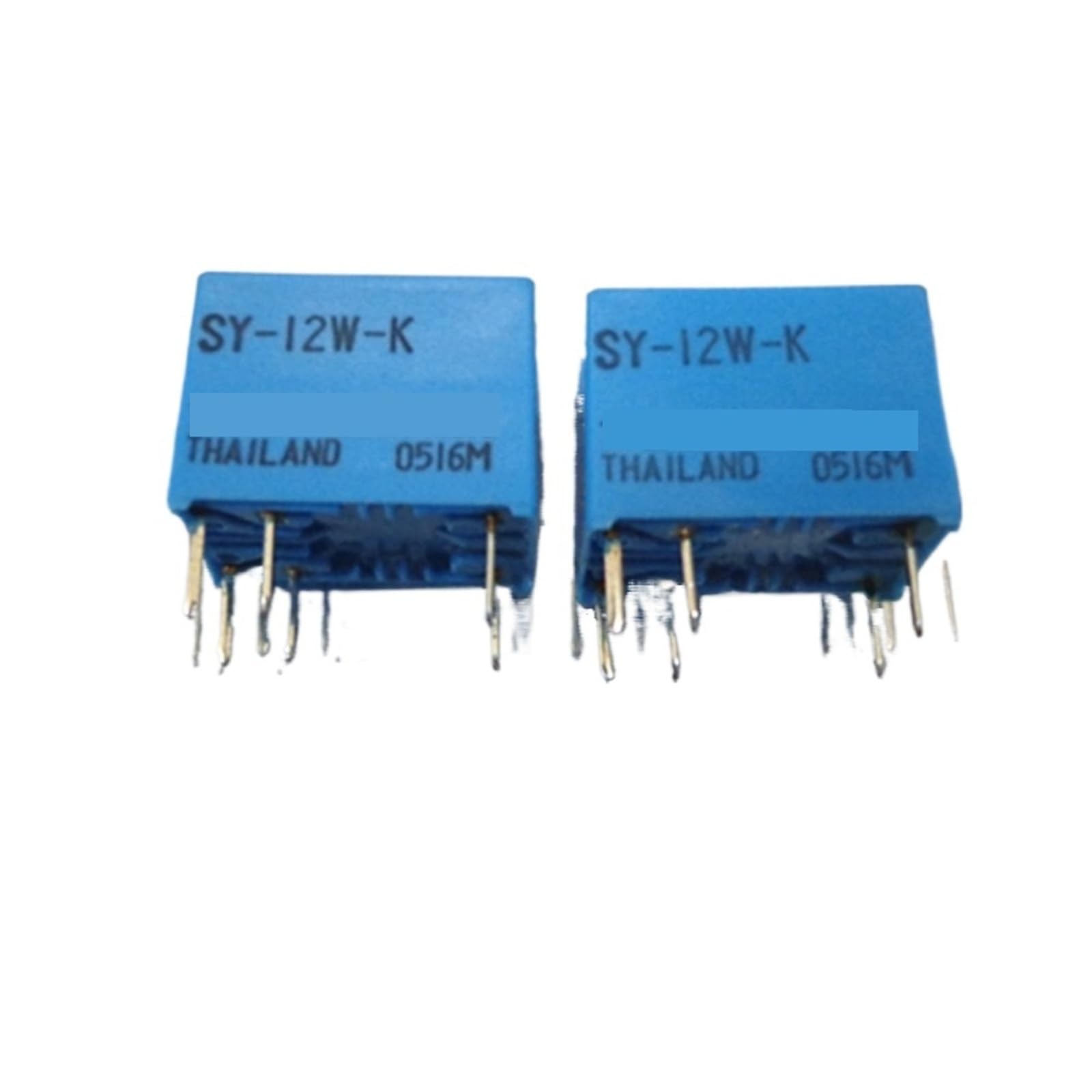 Relais 12 V SY-12W-K commutation stable en courant continu pour circuits électroniques 6 pins