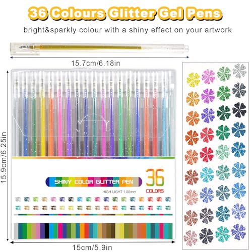 Marte Vanci Glitter Gel Pens - Image 2