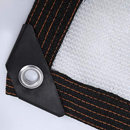 Résistant aux UV à 85% voile d'ombrage blanc avec œillets - 4