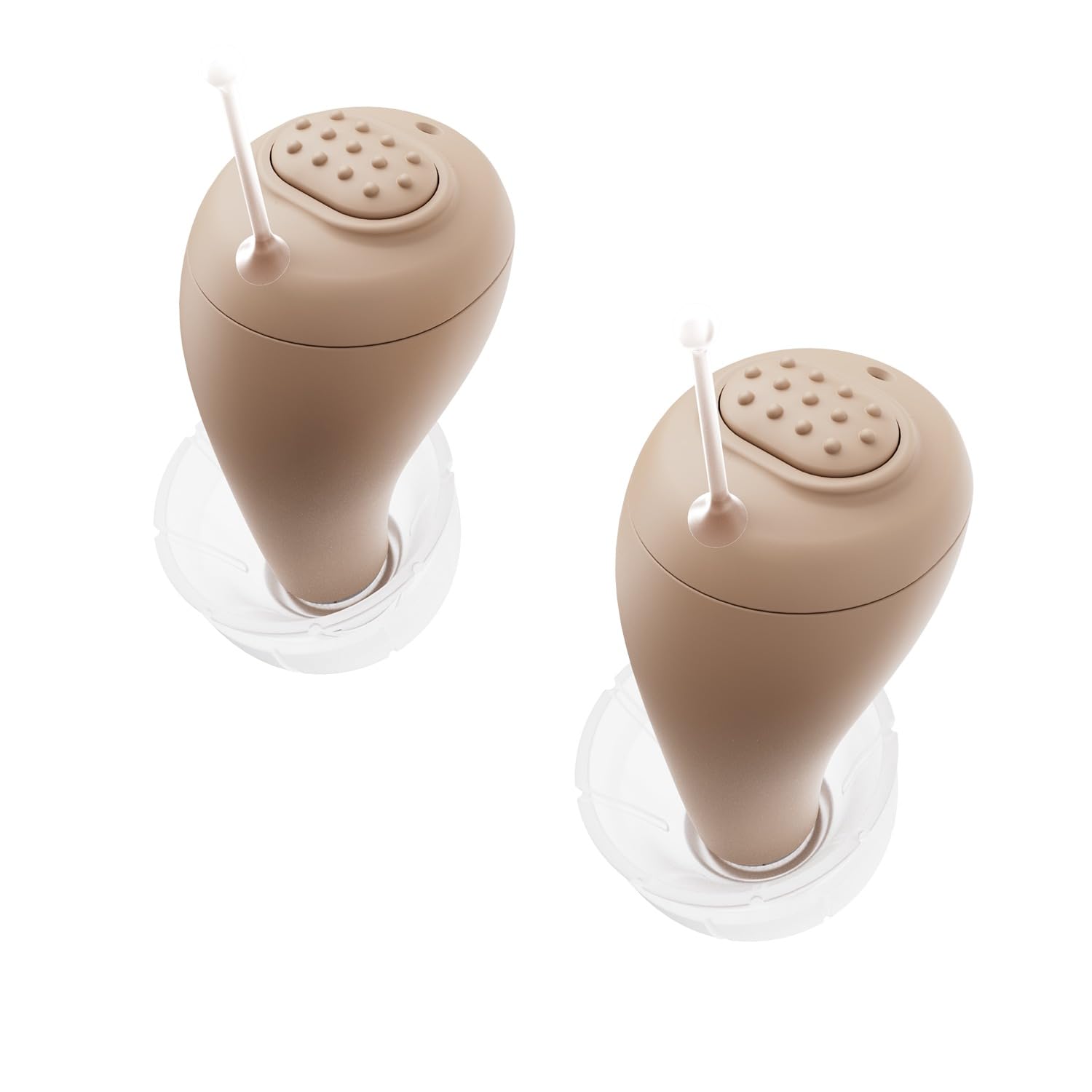 HearClear Hörverstärker | Unsichtbares Mini In-Ear Design Wiederaufladbar | Bis zu 32x Verstärkung | 14h Akku | Für Gespräche und TV | 3 Größen S/M/L