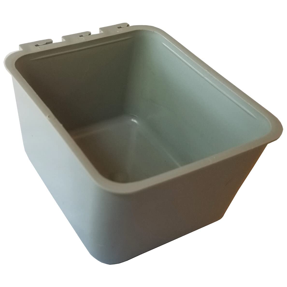 Cage Cups 1 Pint (16 oz) Hanging Feed & Water Cage Cups (12, Gray)