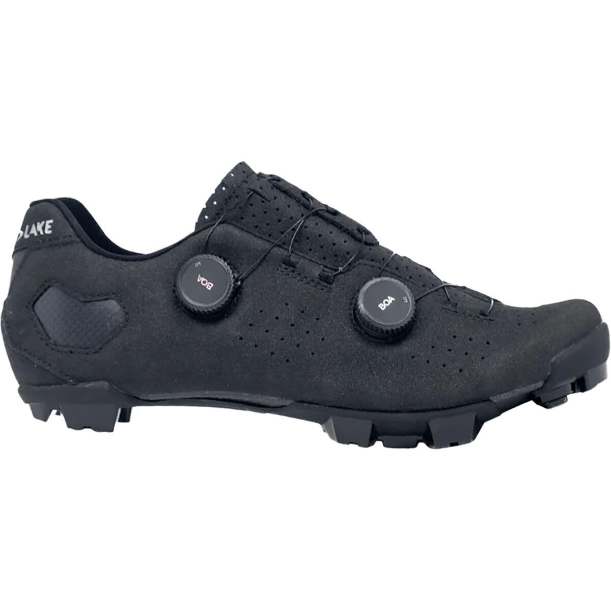 Lake Mx333 Wide Cycling Shoe - Men's Black/Silver, 42.5
