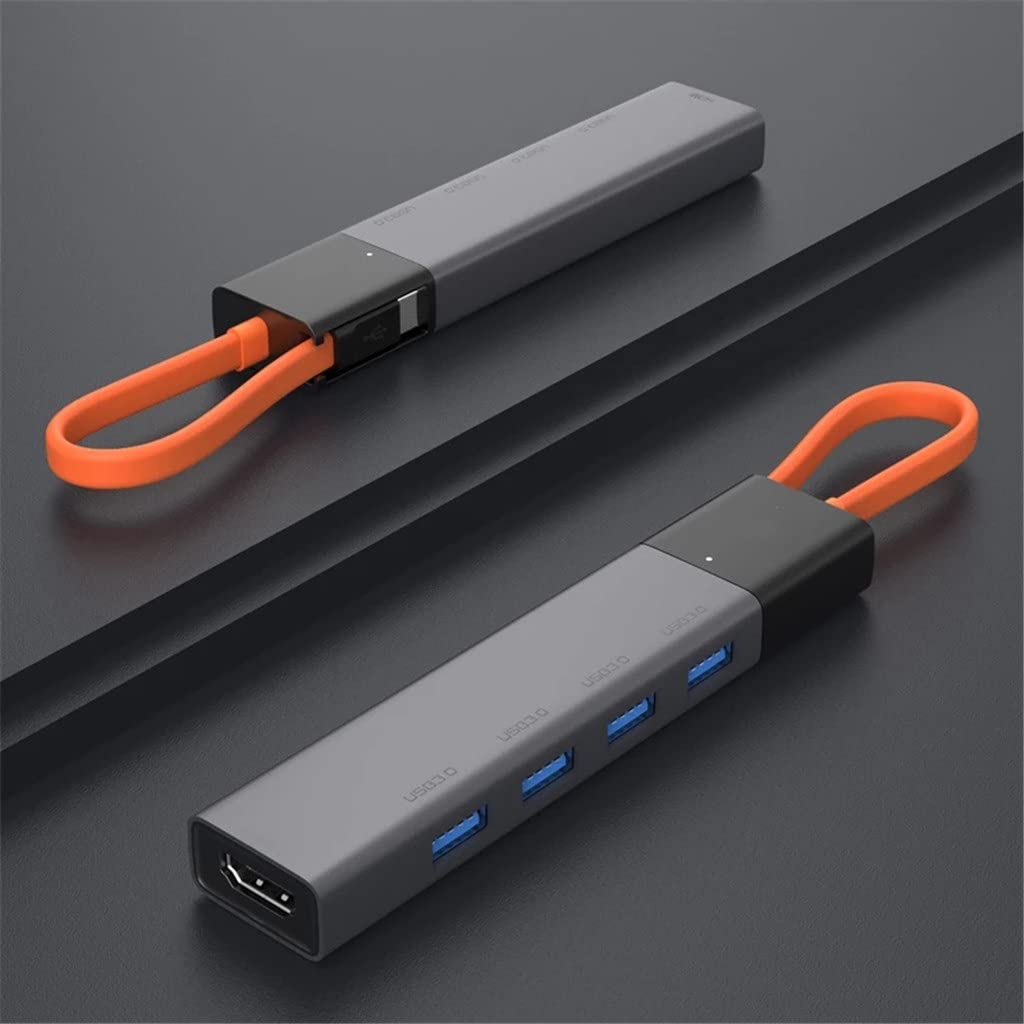 Hubs Laptop Adapter USB Hub Splitter 3 0 Ultifunction 5in1 High Speed Expansion Dock Portable Hub USB for