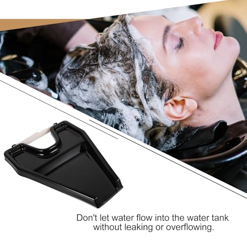 Lavabo de champú portátil con desagüe eficiente para lavar el pelo en casa 4