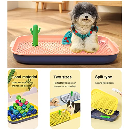 BPS BPS-5573RS Hundetrainingsbett Wechselbar Indoor Hundebett Haustierbett Kunststoff 2 Größen M/L (M, Rosa)