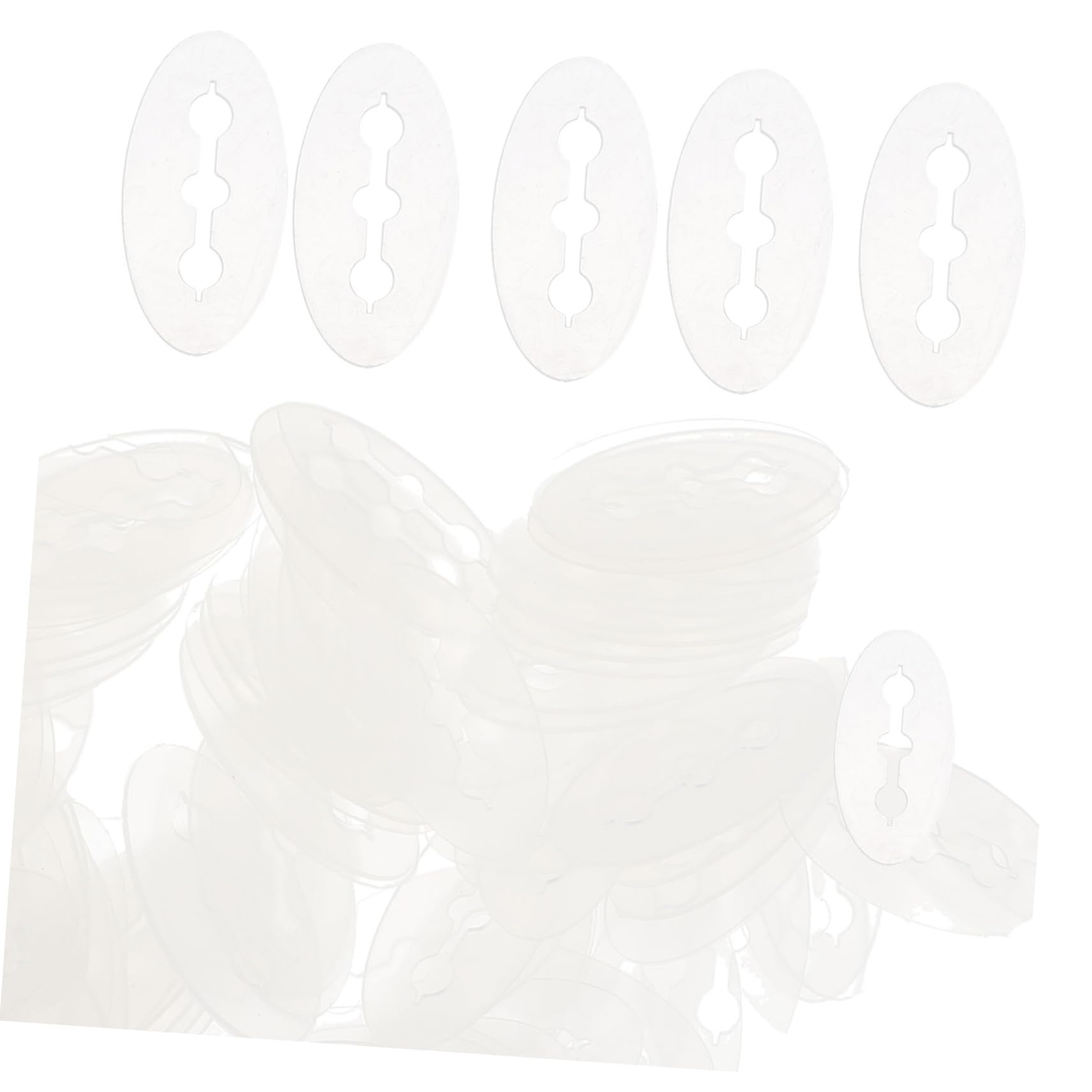 SOLUSTRE 100pcs Pegboard Hook Locks Pegboard Accessories Secure Your Hooks and Prevent Loss for Store Supply and Display Use Easy to Install and Use