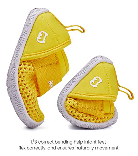 Baby Sneakers Girls Boys Mesh First Walkers Shoes 6 9 12 18 24 Months Yellow Size 12-18 Months Infant #TOP4