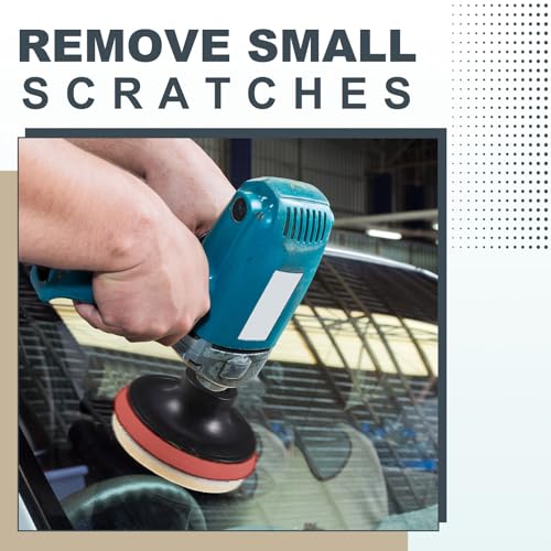 Image of Teenyyou 55 Pcs Glass Polishing Kit Windshield Scratch Repair Kit Car Windscreen Glass Scratch Remover 120g Cerium Oxide Powder Wheels Polish Pads Sandpaper Window Repair Tool for Car Windscreen