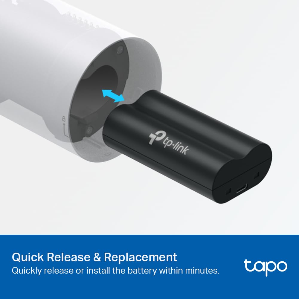 Tapo A100 - Batería cámaras, Gran Capacidad de 6700 mAh, Funciona C420, C410, C400, D230