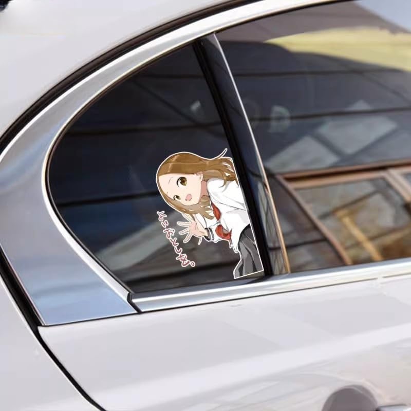 Amazon.co.jp: からかい上手の高木さん 車のステッカー ステッカー