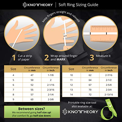 Knot Theory Aquamarine Thin Stackable Silicone Ring - 2Mm Slim Wedding Band Size 3 #TOP5