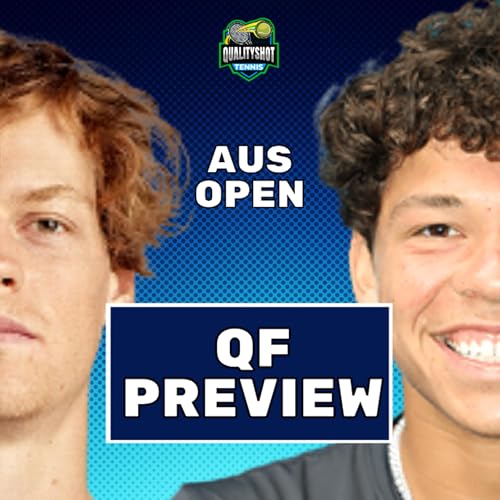 Jannik Sinner vs Ben Shelton - Preview & Prediction - 2026 Australian Open Quarter Final Podcast Por  arte de portada