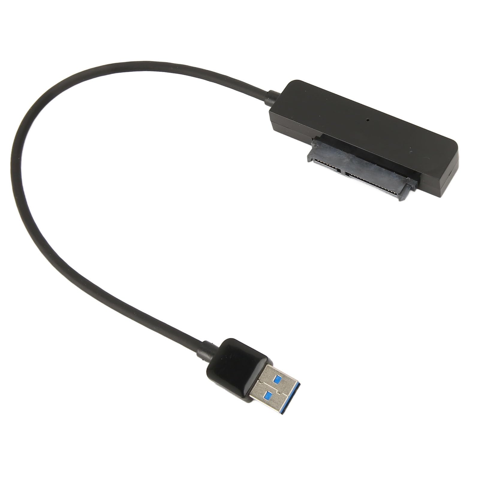 Sanpyl USB3.0 to SATA Adapter Cable, USB 3.0 to 2.5 Inch SATA Converter Compatible for 2.5 inch SATA Interface HDD SSD Hard Drive (Black)