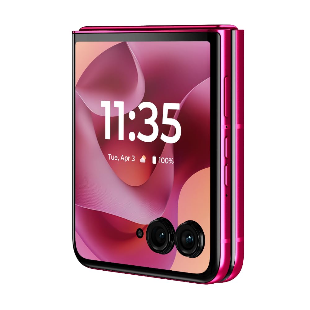Motorola Razr+ 2025 | Unlocked | Made for US 12/256GB | 50MP Camera | Hot Pink
