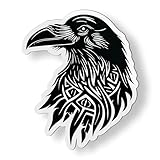 Norse Raven Huginn Muninn Magnet - Car Fridge Locker - 5'