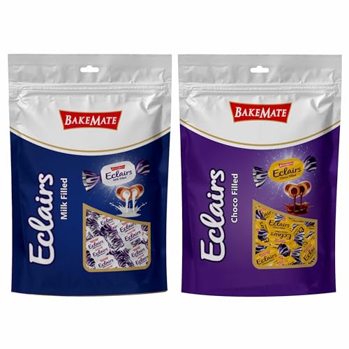 Image of Eclairs Milk Filled 750g (83PC) (Combo Pack)