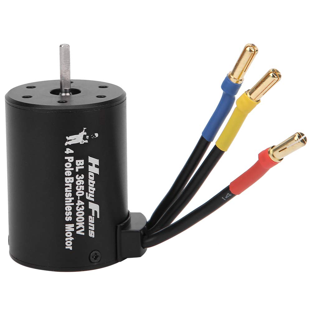 3650 4300KV Bezszczotkowy silnik bezczujnikowy Akcesoria do aktualizacji Wysoka wydajność dla modelu samochodu RC 1/10
