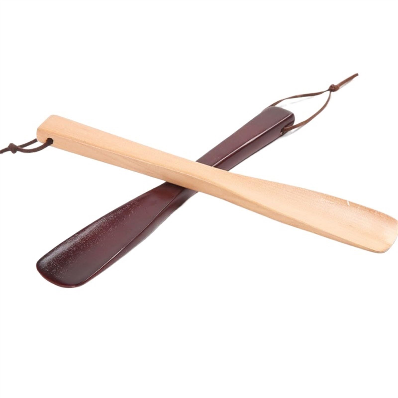 Długa łyżka do butów, Łyżka do butów, łyżka w stylu vintage, 21cm drewniana elastyczna długa rączka przydatna profesjonalna narzędzia domowe róg(A 21cm)