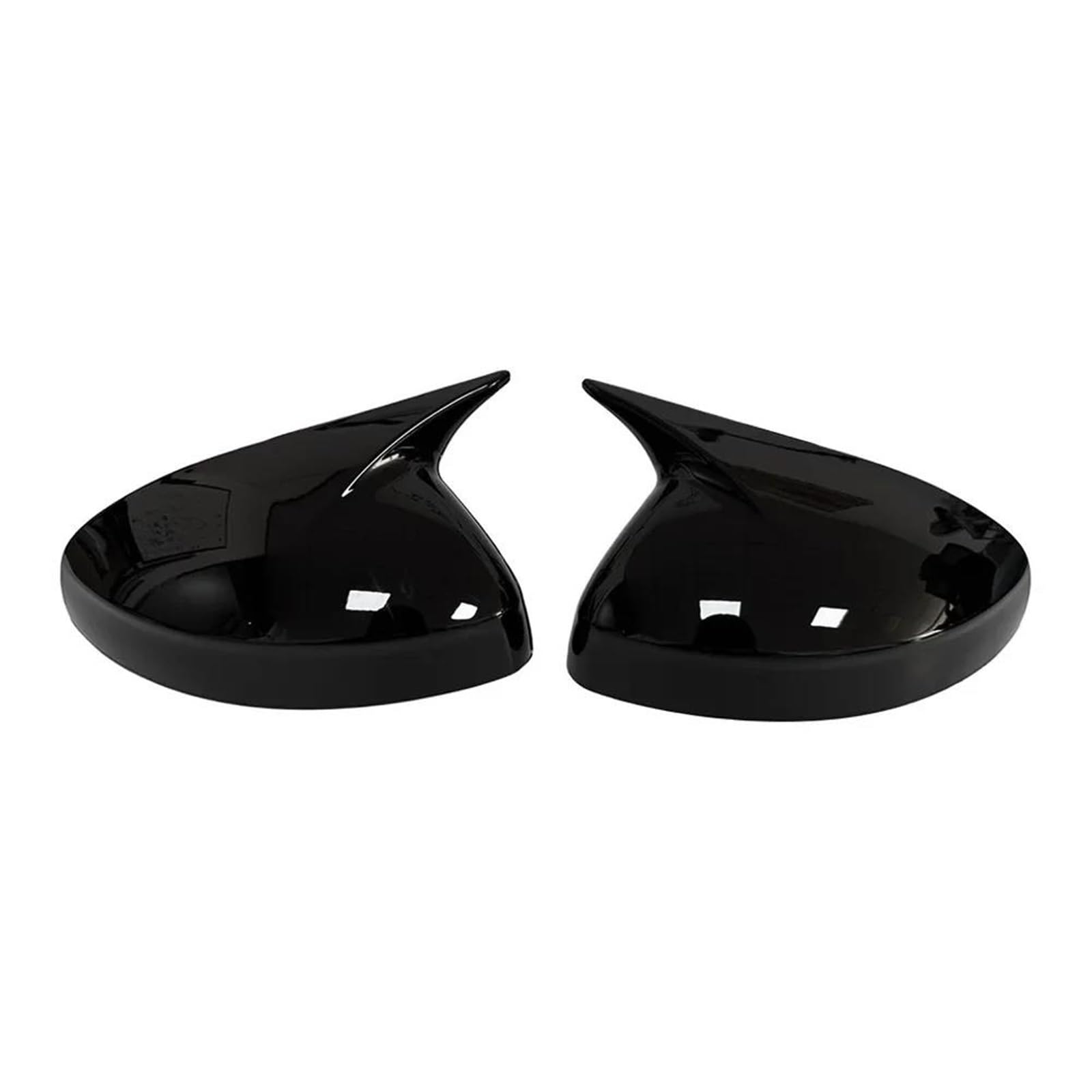 Car Rearview Side Mirror Cover Wing Cap Exterior Door Housing Trim Adhesive Sticker for A1 2011-2018 YIJIAVSX(Gloss Black)