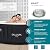 Bestway SaluSpa Miami EnergySense AirJet Inflatable Hot Tub Spa (71" x 26") | Portable Hot Tub with 2 Covers (1 Energy-Efficient Thermal Cover and 1 Standard Cover) | Fits Up to 2-4 Persons | Black