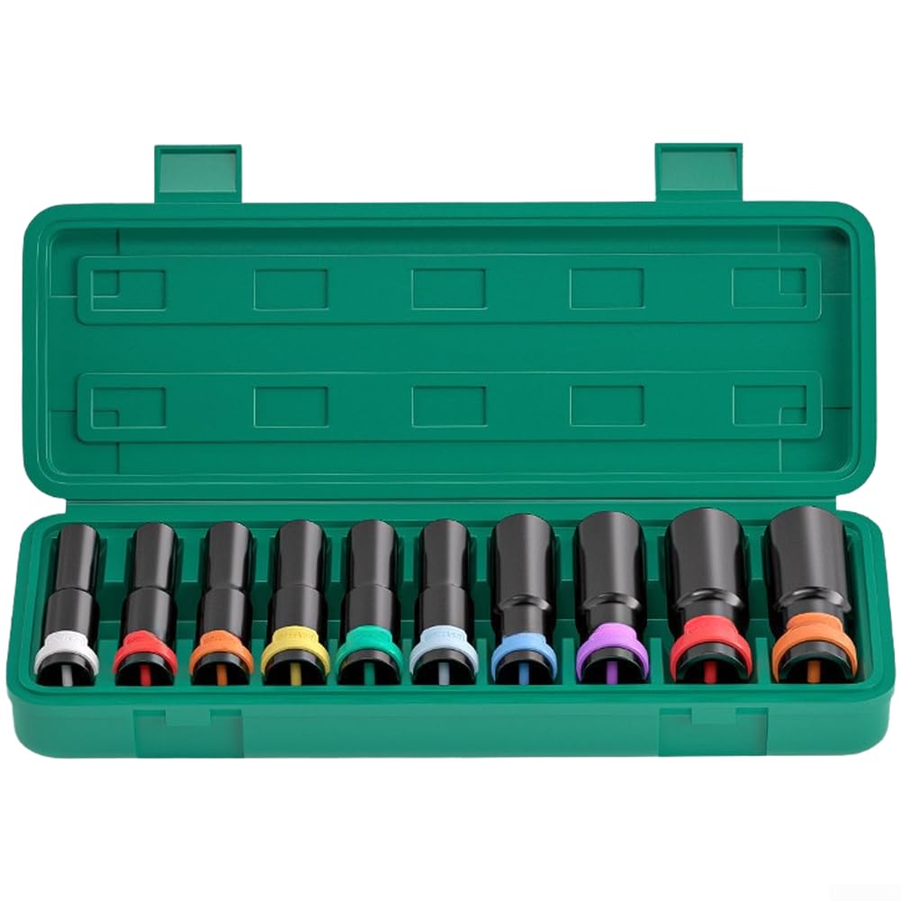 Juego de llaves de vaso de 1/2 pulgada Minhe con extensiones de 8 mm a 32 mm