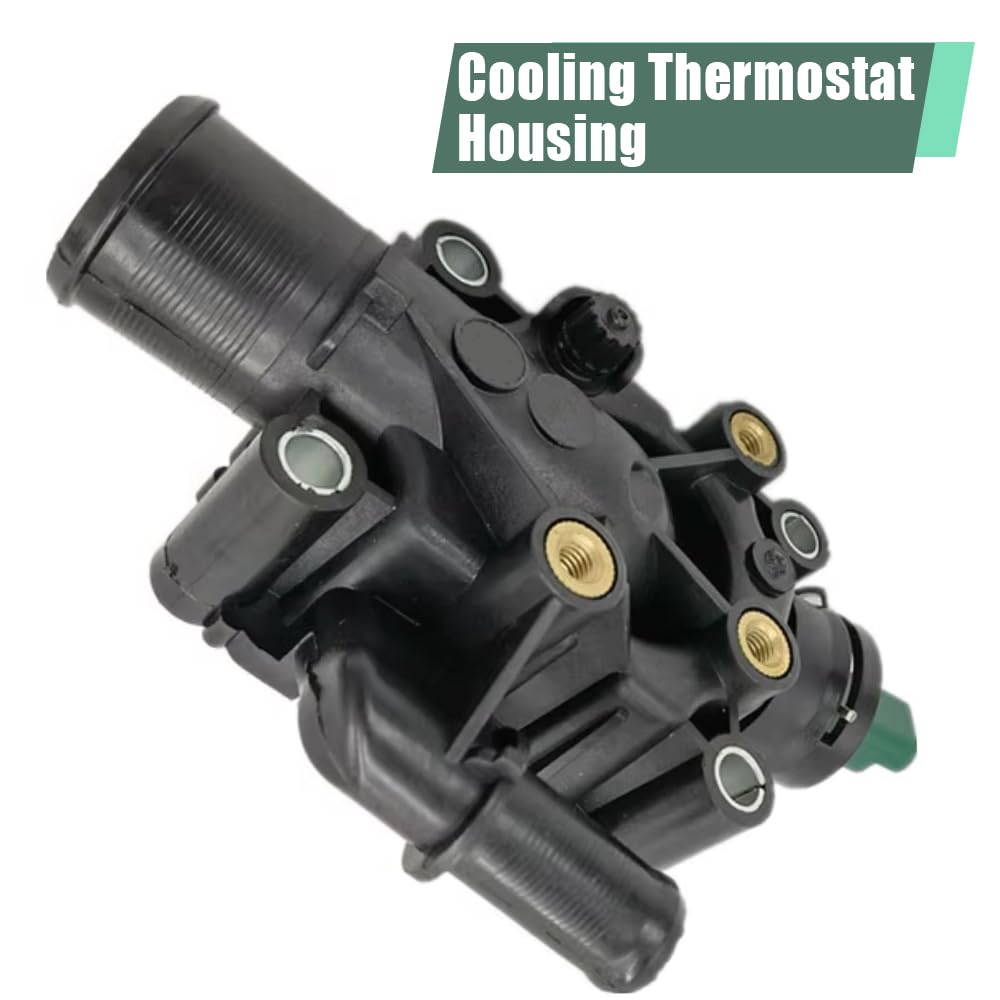Termostata,Corpo Termostata,Assemblaggio per Corpo Termostato per Auto Refrigerante Compatibile con Peugeot 1007 206 207 307 308 1336Z0
