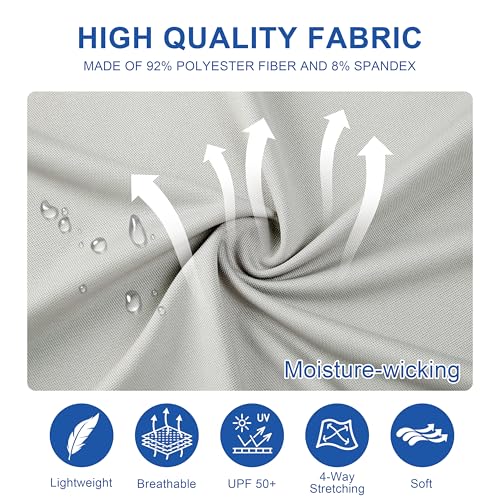 Image of Mens Golf Shirt Short Sleeve Moisture Wicking Dry Fit Performance Solid Pique Collared Golf Polo Shirts for Men