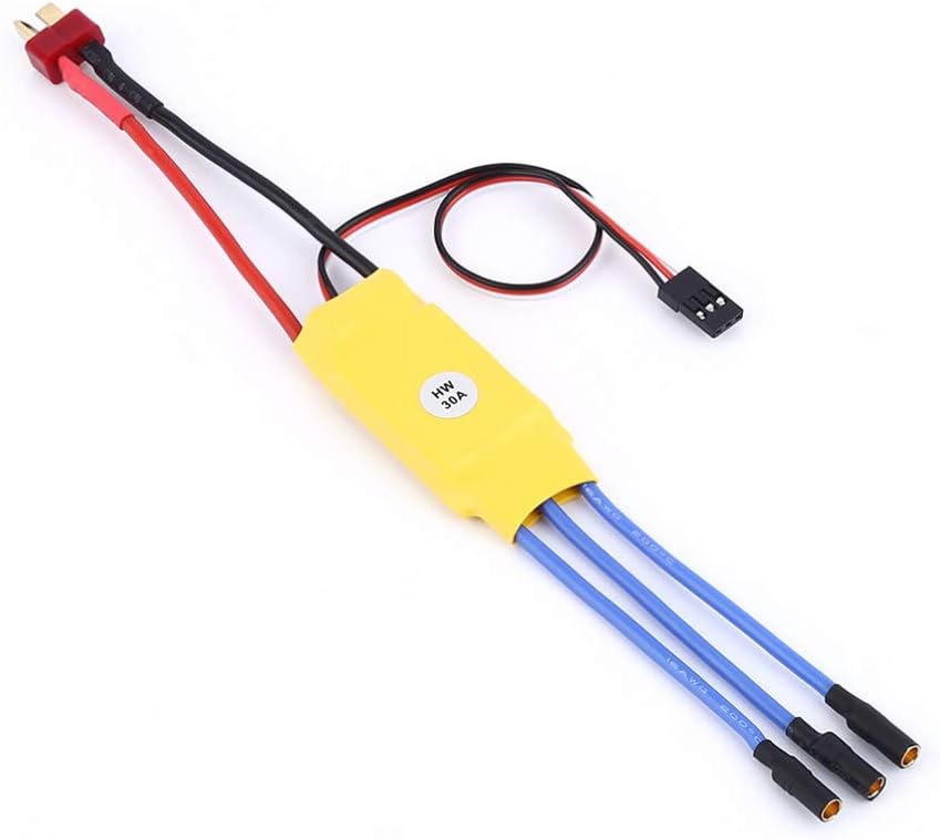 NUOBESTY 30A ESC Electric Controllers Electric Durable 30A Brushless Controller for Aircraft Quad-Rotor RC Helicopter