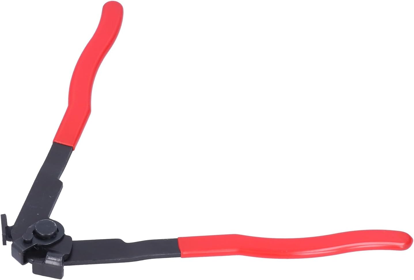 2pcs CV Joint Clamp Set, Metal Ear Type Boot Banding Pliers Tool, Heavy Duty Alloy Steel Car Boot Pliers with Rubber Grip for Automobile Manufacturing and Maintenance