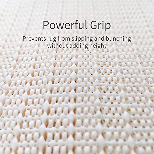 Non Slip Rug Pad Gripper, Round 4 Ft Anti Slip Extra Strong Area Rug Pad For Any Hard Surface Floors Keep Your Carpet Safe And In Place #TOP3