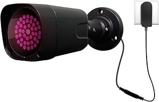 (850nm 40-LEDs) IR Illuminator Light, 850nm Infrared Floodlight with 100° Wide Angle & Motion Sensor, 50FT Long Range for Night Vision, IP66 Waterproof for Outdoor Security Camera…